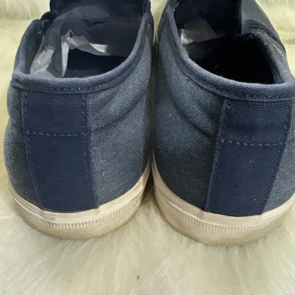 Lacoste‎ Sport Blue Denim Slip On Sneakers Casual Comfort Shoes
